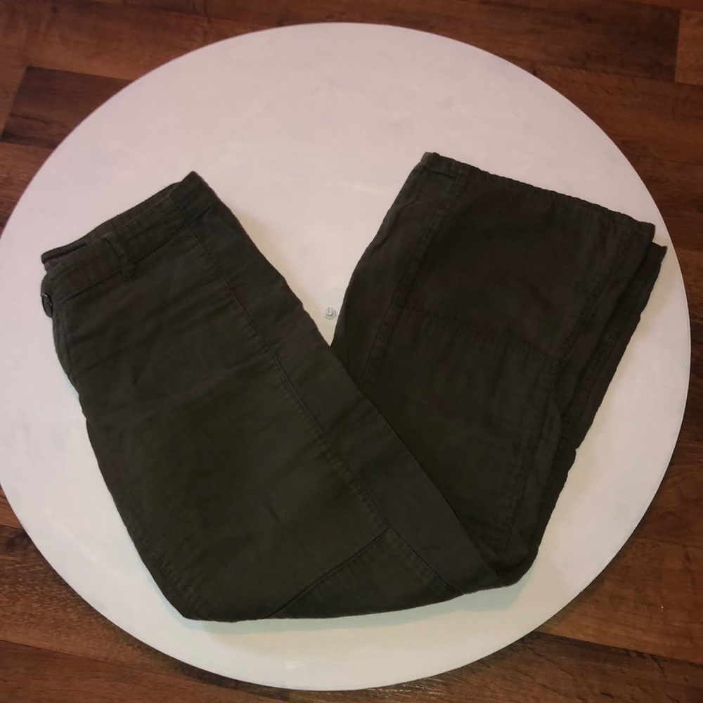 green soft pants